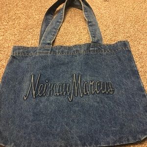 Neiman Marcus Denim Tote
